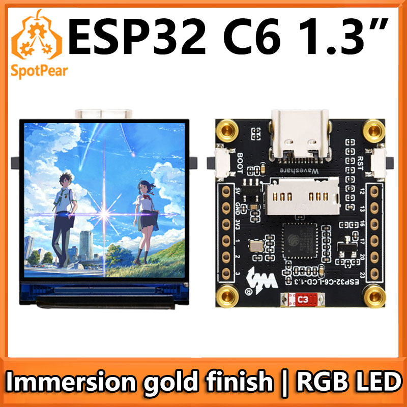 Espressif Esp32 - ESP32-C6 LCD Development Board 1.3 inch