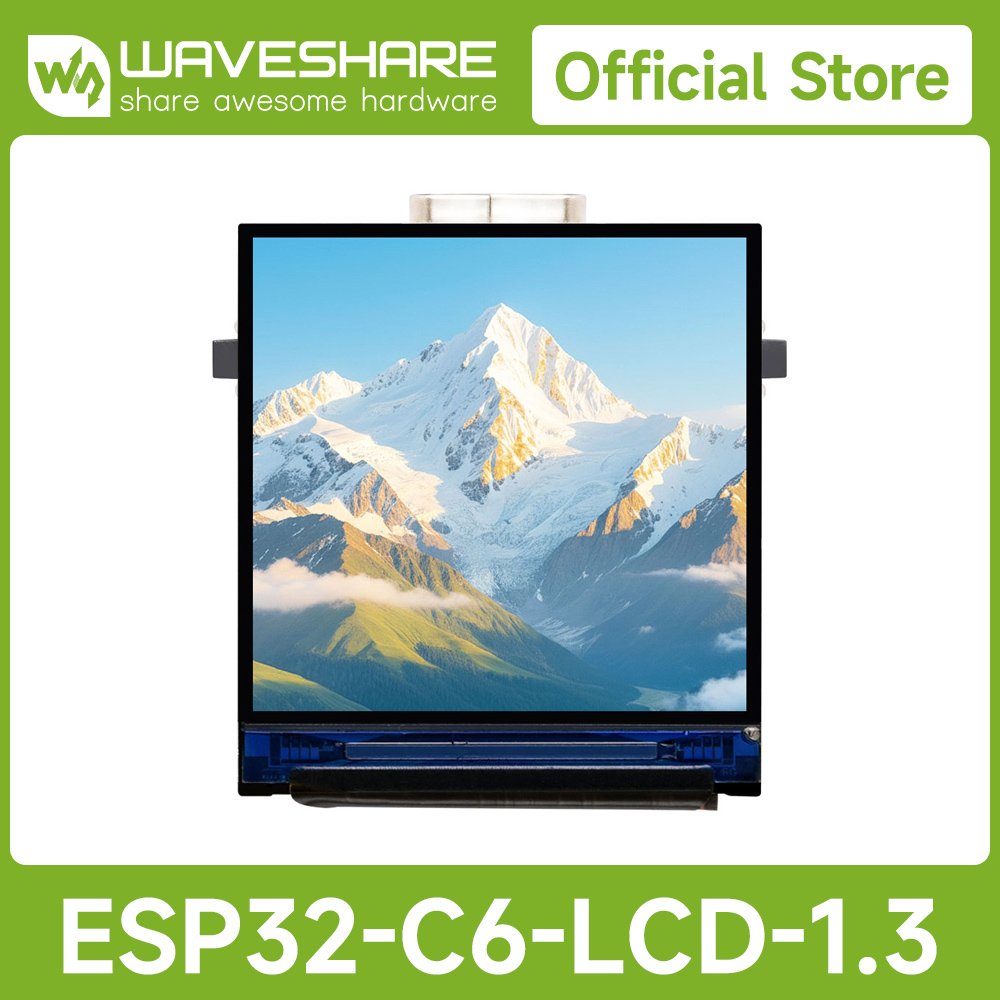 Esp32 Development Board - Waveshare ESP32-C6 1.3-inch LCD Display Development
