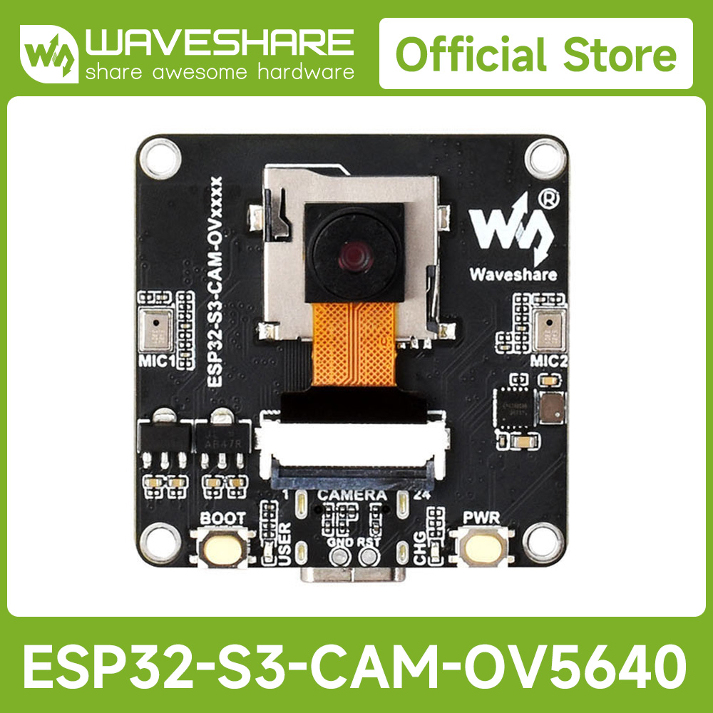 Esp32 S3 - Waveshare ESP32-S3 AIoT Camera Development Board,
