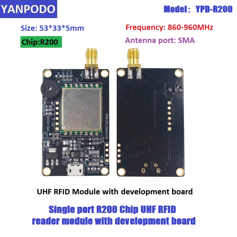 Esp32 Uart Module - R200 Chip UHF RFID Reader Module