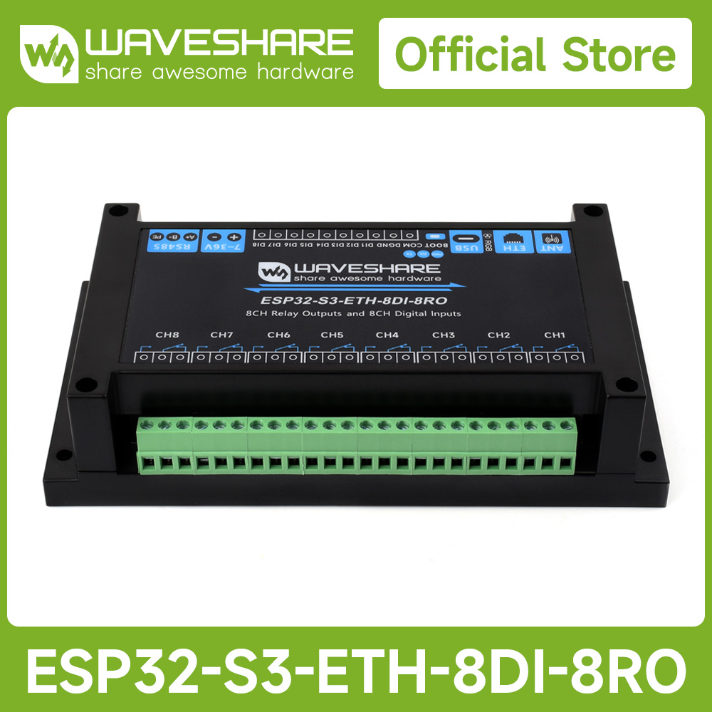 Waveshare Industrial 8-Channel - Esp32 S3 评论和价格