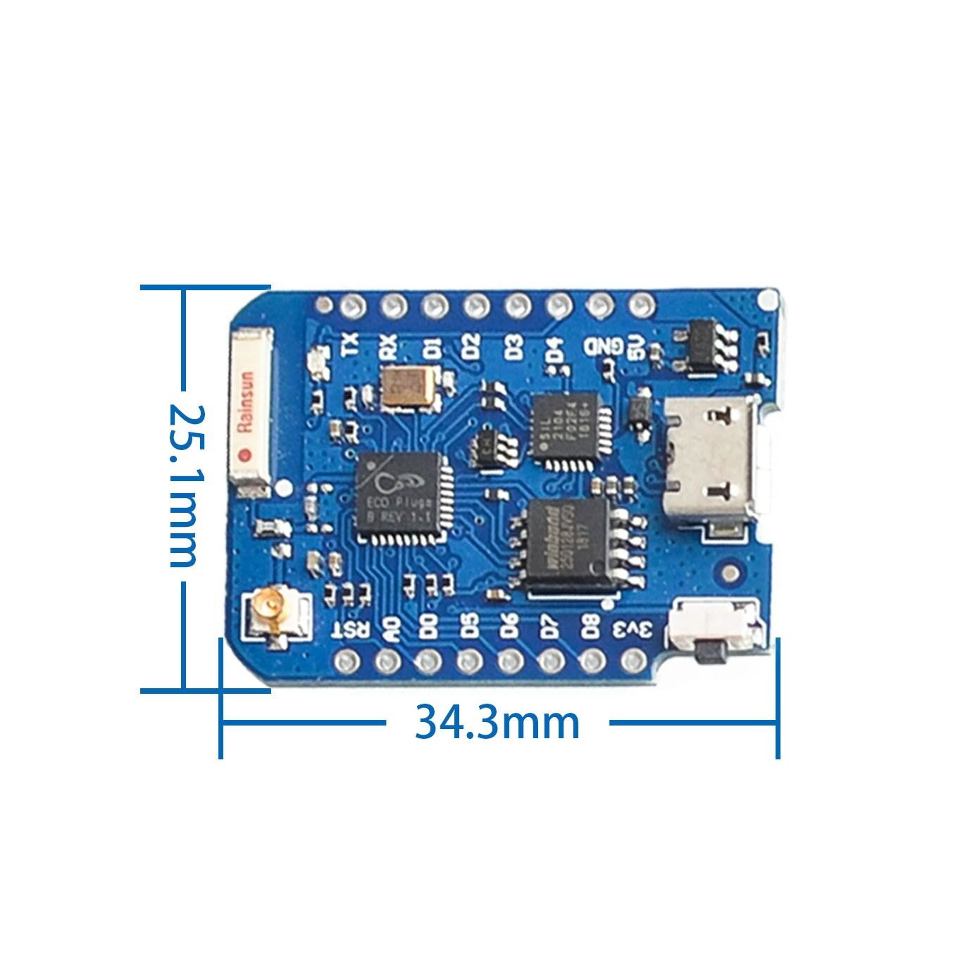 WEMOS D1 Mini Pro 4M 16M Bytes - Esp8266 Nodemcu 评论和价格