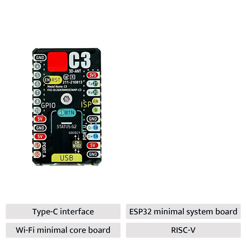 AS95-ESP32-C3 Development Boar - Esp32 Wifi Bluetooth Module 评论和价格