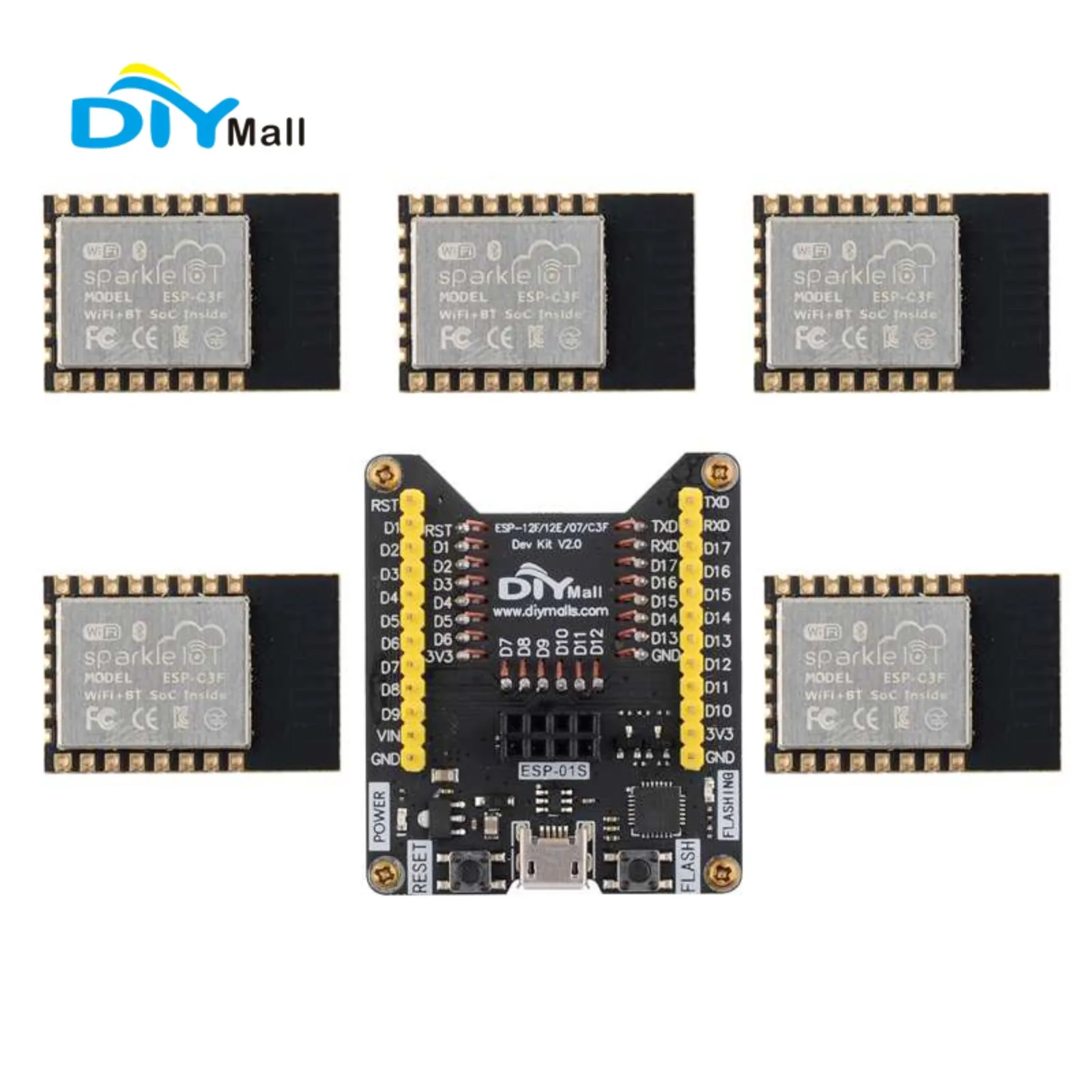 ESP32-C3F WiFi+BT Module 32-bi - Esp8266 评论和价格
