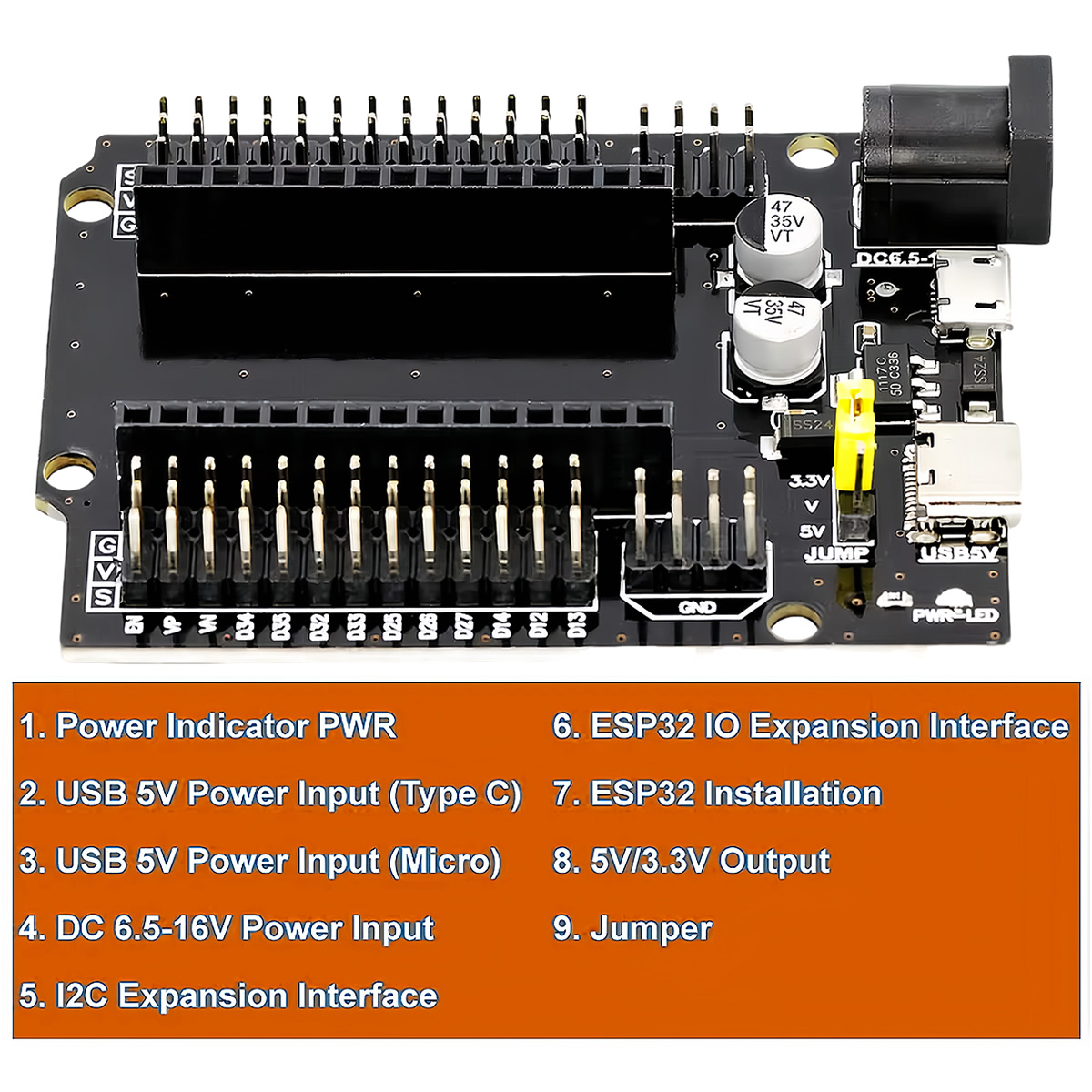 ESP32-WROOM-32 Expansion Devel - Esp32 Devkit 评论和价格