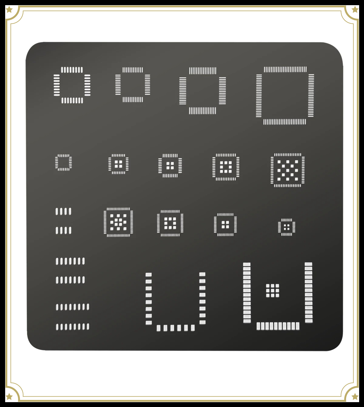 Universal IC Stencil QFP QFN S - Esp32 评论和价格
