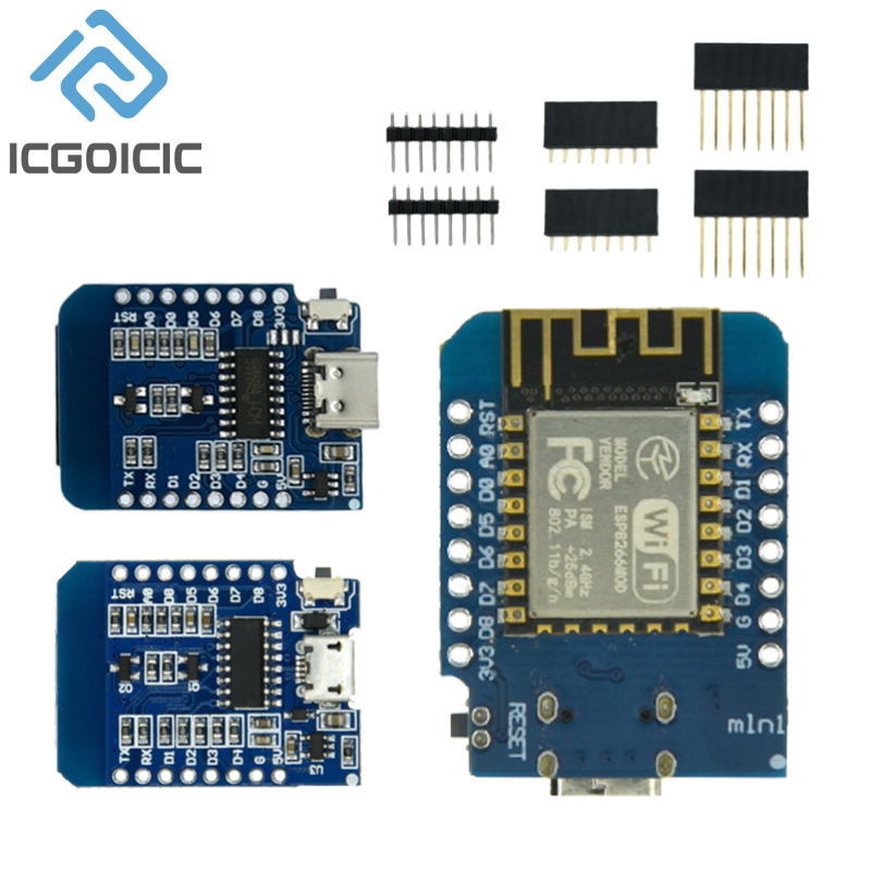 D1 Mini-Mini NodeMcu 4M Bytes  - Esp8266 Nodemcu 评论和价格