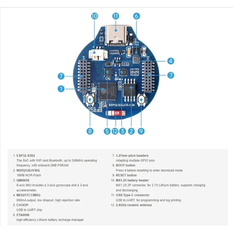 ESP32-S3 LCD development board - Esp32 S3 评论和价格